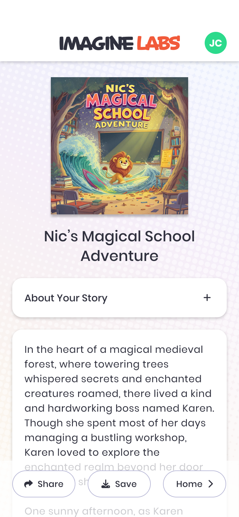 Reading Stories